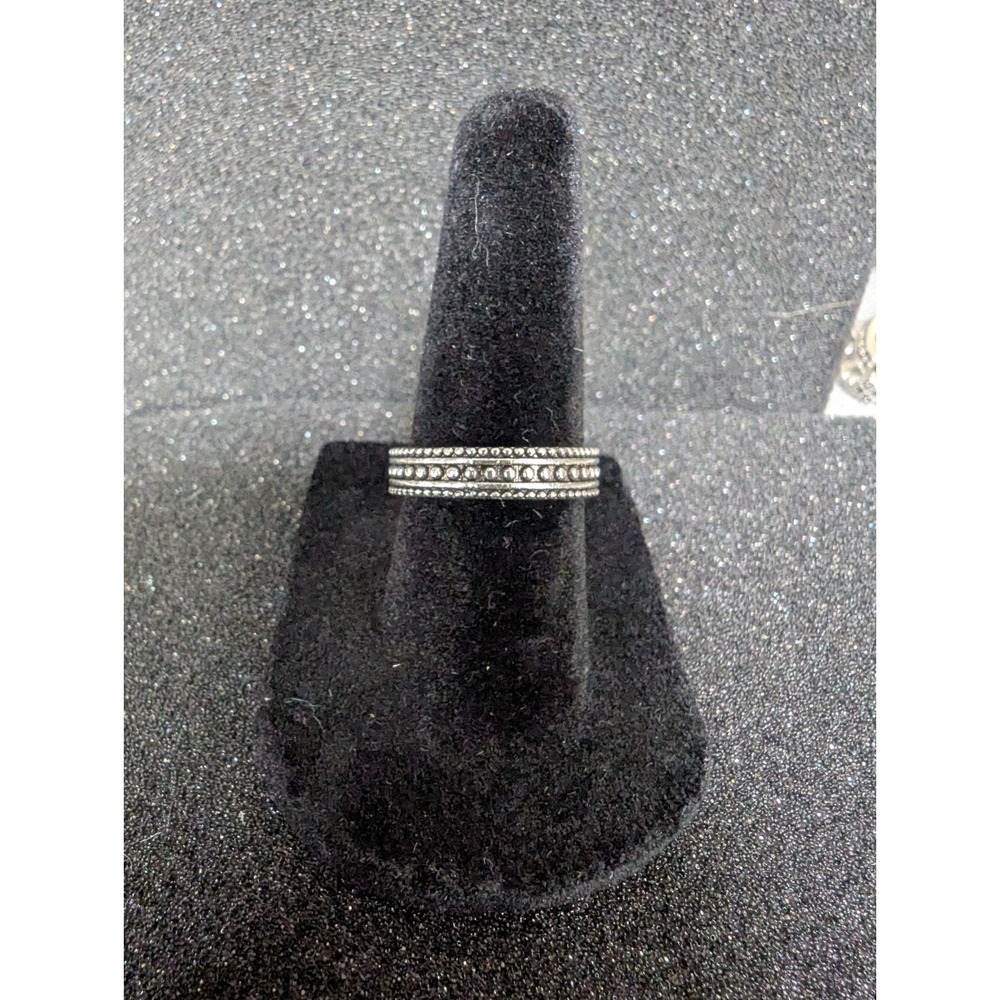 Silver Toned‎ Studded Band - Multiple Sizes Available